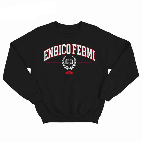 Immagine di Enrico Fermi "EF-College" Crewneck - Black