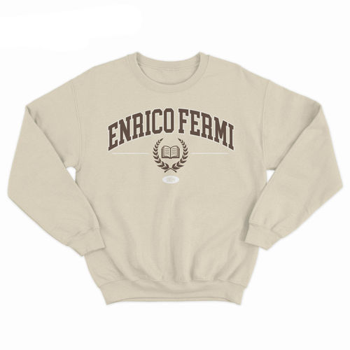 Immagine di Enrico Fermi "EF-College" Crewneck - Sand