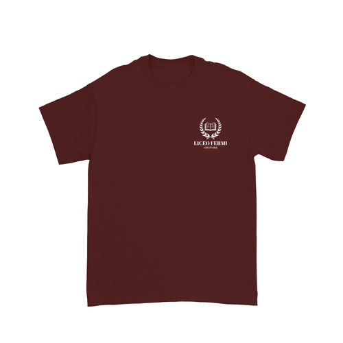 Immagine di Enrico Fermi "EF-Alloro" Tee - Maroon