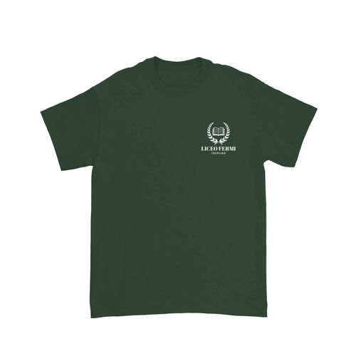 Immagine di Enrico Fermi "EF-Alloro" Tee - Forest Green
