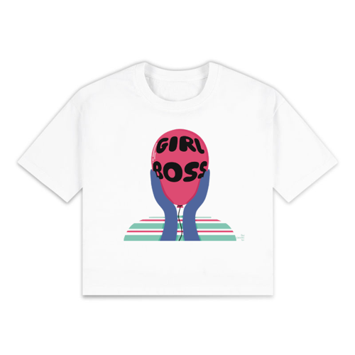 Immagine di T-Shirt Crop Top Girl boss
