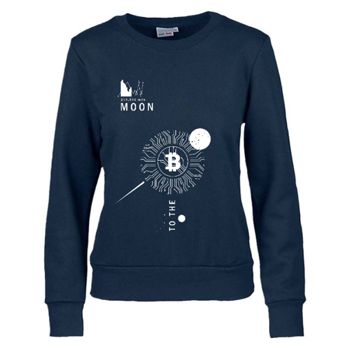 Immagine di #TO THE MOON - Felpa soft girocollo unisex