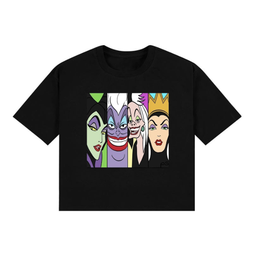 Immagine di T-Shirt Crop Top villains