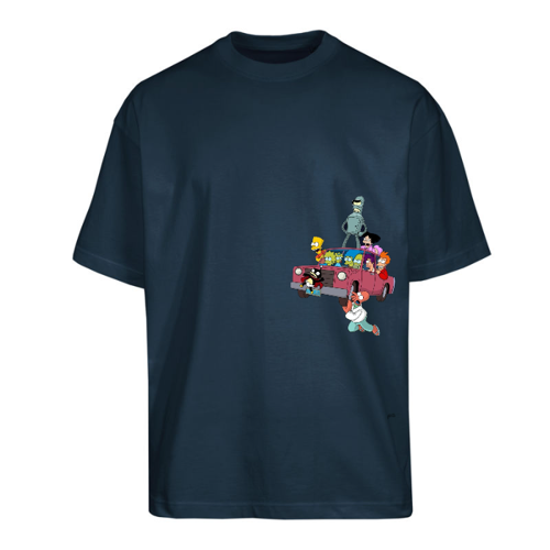 Immagine di T-Shirt Oversize FUTURAMA E SIMPSON