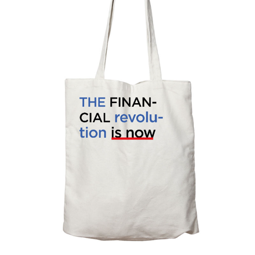Immagine di #THEFINANCIALREVOLUTION - Shopper in cotone Organic