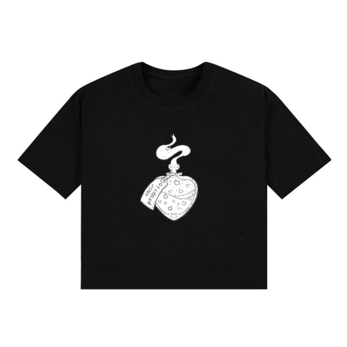Immagine di T-Shirt Crop Top amor proprio 