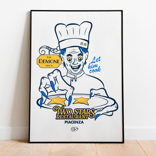 Immagine di LET HIM COOK- POSTER A3