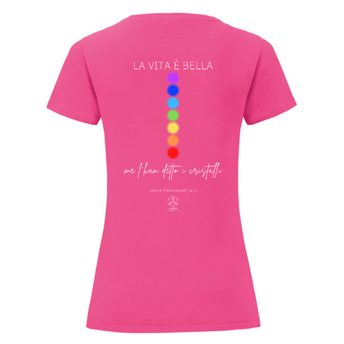 Immagine di T-Shirt Donna Cuore Cristallino Scura