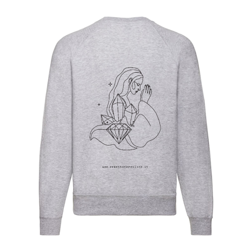 Immagine di Felpa Girocollo Unisex Crystal Woman