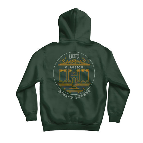 Immagine di Giulio Cesare "Temple" Hoodie - Forest Green