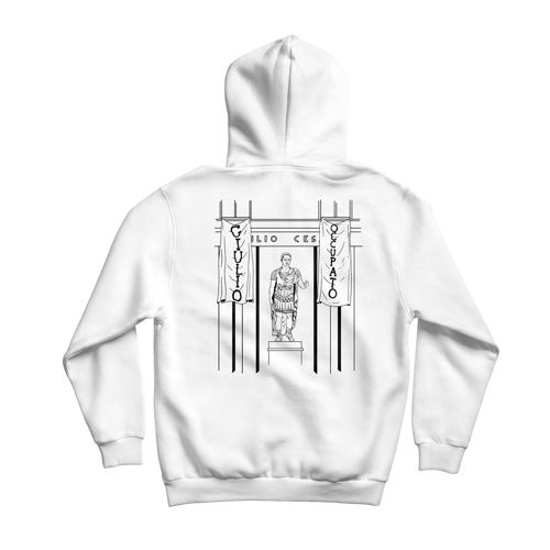 Immagine di Giulio Cesare "Occupato" Hoodie - White