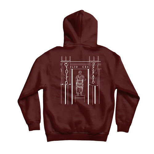 Immagine di Giulio Cesare "Occupato" Hoodie - Maroon