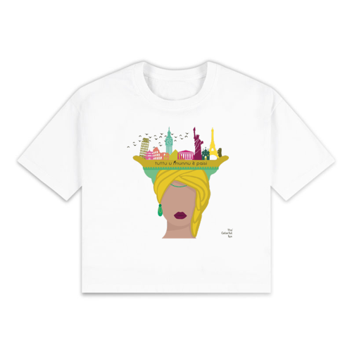 Immagine di T-Shirt Crop Top Skyline