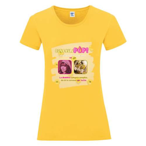 Immagine di T-Shirt ORGANIC -taglio femminile- ST: 01 MARGHERITE