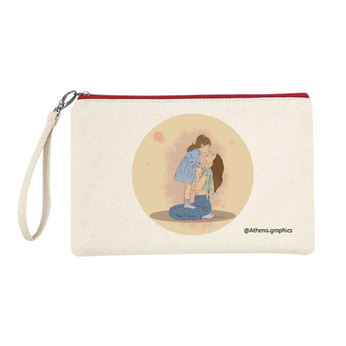 Immagine di Astuccio 100% cotone Canvas - MAMMA&FIGLIA