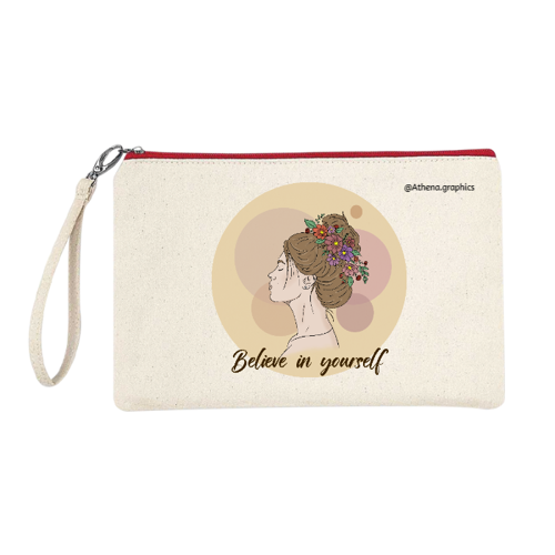 Immagine di Astuccio 100% cotone Canvas - BELIEVE
