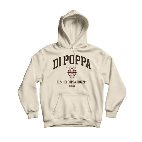 Immagine di DI POPPA "COLLEGE" HOODIE SAND