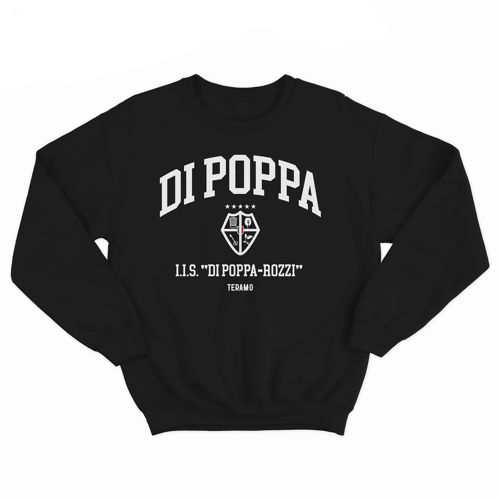 Immagine di DI POPPA "COLLEGE" CREWNECK BLACK