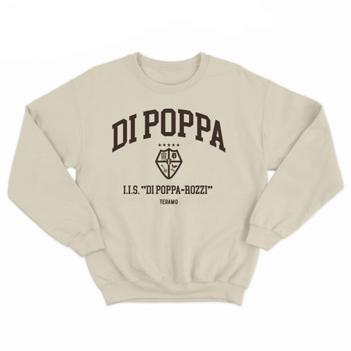 Immagine di DI POPPA "COLLEGE" CREWNECK SAND