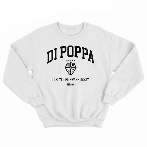 Immagine di DI POPPA "COLLEGE" CREWNECK WHITE