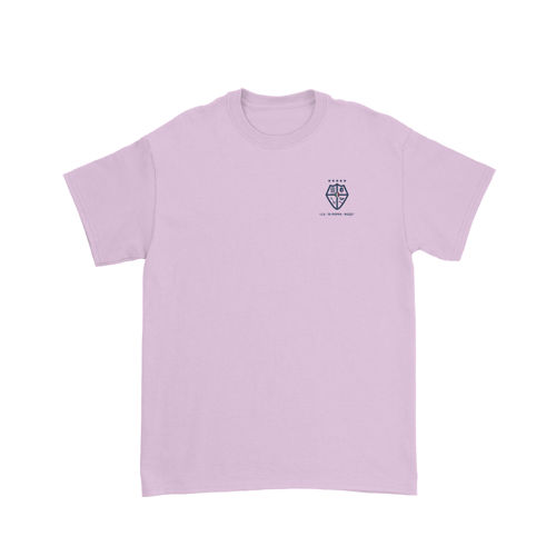 Immagine di DI POPPA "LOGO COLLEGE" T-SHIRT LIGHT PINK