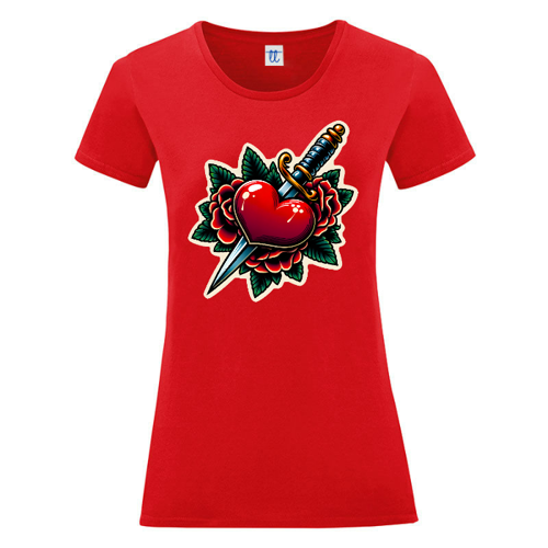 Immagine di T-Shirt - Cuore Pugnale