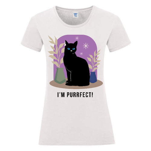 Immagine di T-Shirt Donna "I'M PURRFECT"