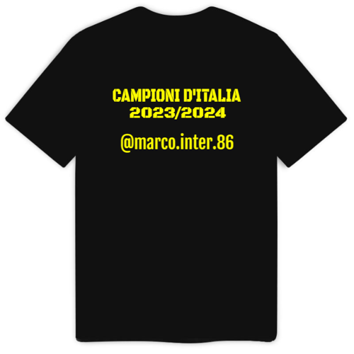Immagine di Maglietta coro scudetto inter 23/24