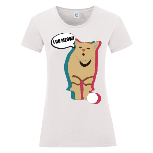 Immagine di T-Shirt Donna "I Go Meow"