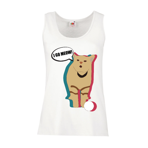 Immagine di Canottiera Donna "I Go Meow"