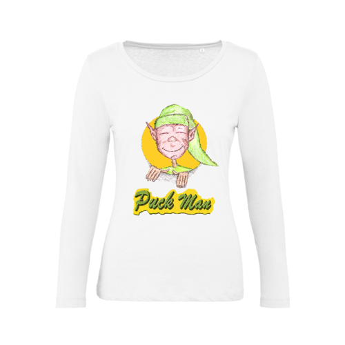 Immagine di T-Shirt maniche lunghe Donna B&C Inspire-logo and writing by Puckman