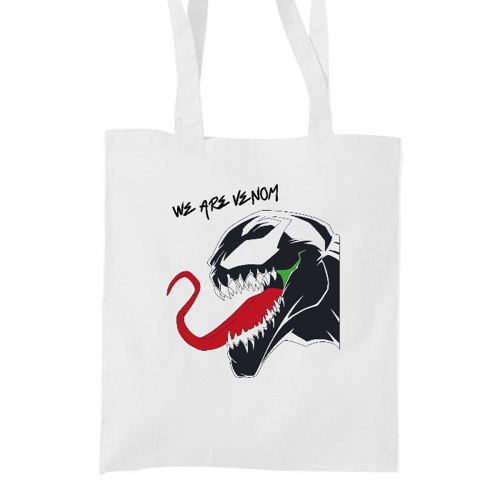 Immagine di Shopper in cotone "We Are Venom"