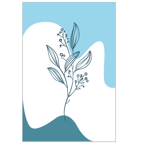 Immagine di 6 Cartoline Verticali "Flowers"