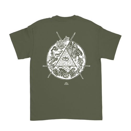 Immagine di BIANCHI A.S.2022/23 TSHIRTILLUSTRAZIONE MILITARY GREEN
