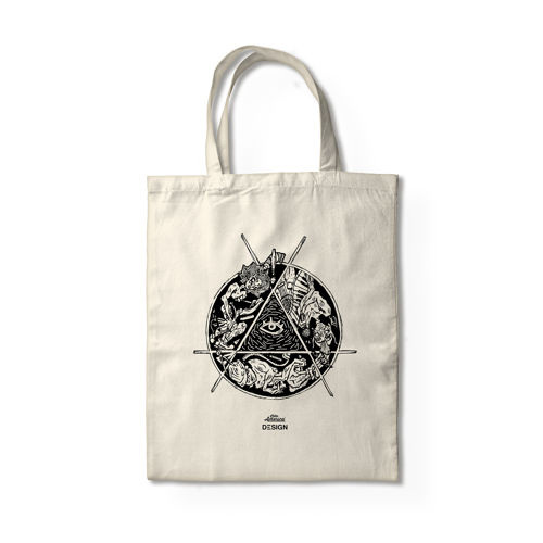 Immagine di BIANCHI A.S.2022/23 TOTE BAG ILLUSTRAZIONE NATURAL