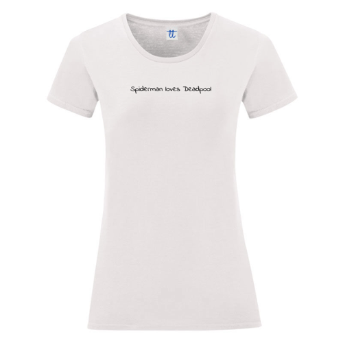 Immagine di T-Shirt Donna "Spiderman loves Deadpool"