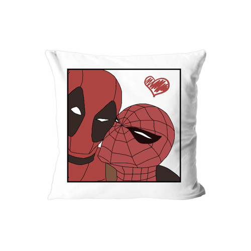 Immagine di Cuscino "Spiderman loves Deadpool"