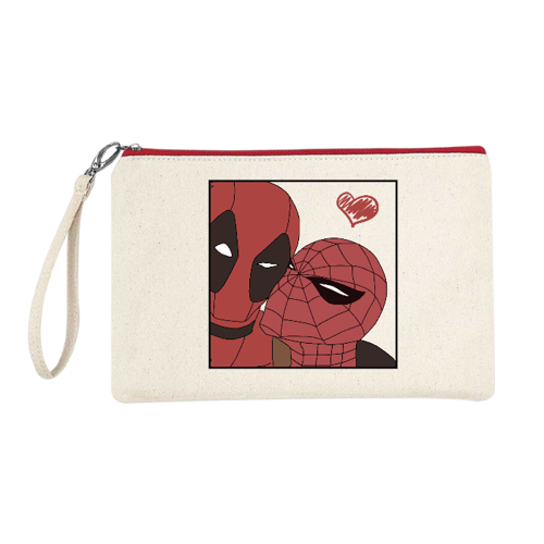 Immagine di Astuccio 100% cotone "Spiderman loves Deadpool"