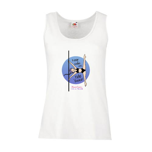 Immagine di Tank Top Cotton "Keep Calm" 1 - Canotta