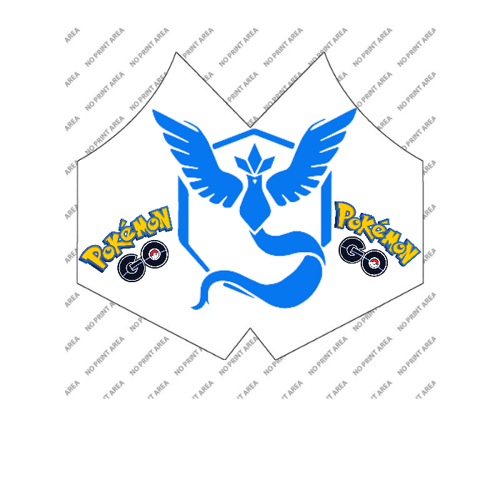 Immagine di Mascherina pokemon go squadra blu