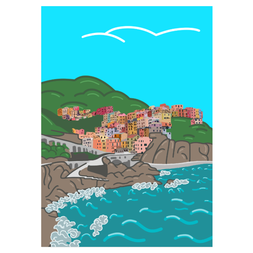 Immagine di Puzzle A3 - Cinque Terre