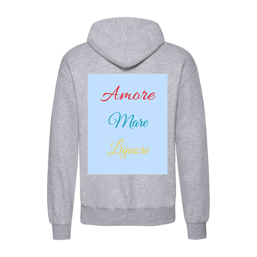 Immagine di Pull à capuche - Unisex - Amore mare Liquore