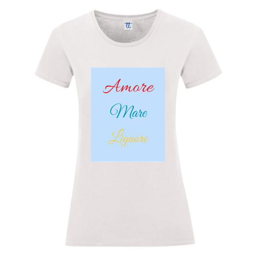 Immagine di T-shirt femme "Amore Mare Liquore"