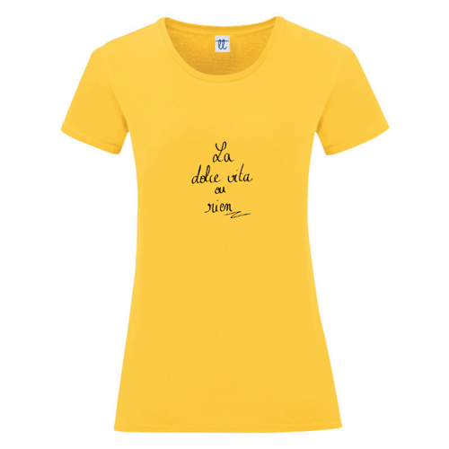 Immagine di T-Shirt Femme - dolce vita ou rien