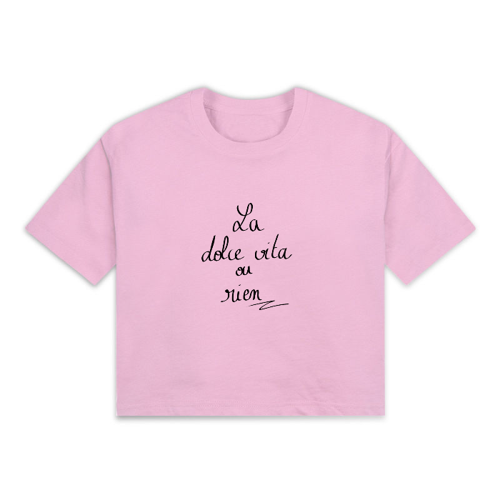 Immagine di T-Shirt Crop Top Femme - Dolce Vita