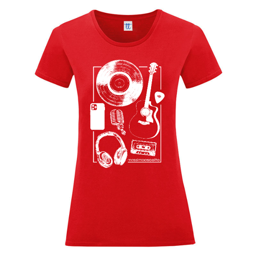 Immagine di T-Shirt Donna MassimoAscolto "Vintage"
