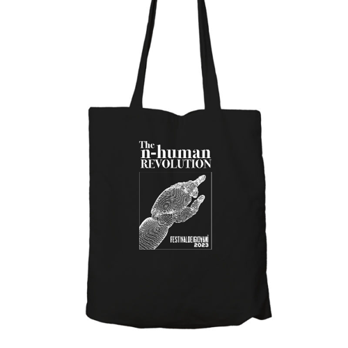 Immagine di Shopper in cotone Organic Festivaldeigiovani® The N-Human Revolution (2023)