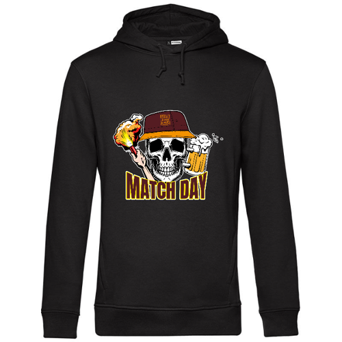 Immagine di Felpa Uomo Cappuccio Cotone Organico | B&C WU33B