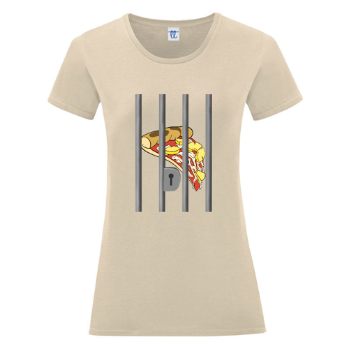 Immagine di T-Shirt Femme - imprimé Pizza Ananas en prison 