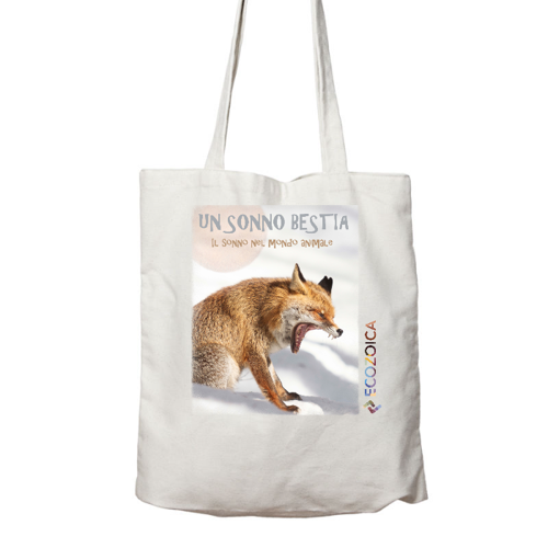 Immagine di Shopper in cotone Organic Un sonno bestia